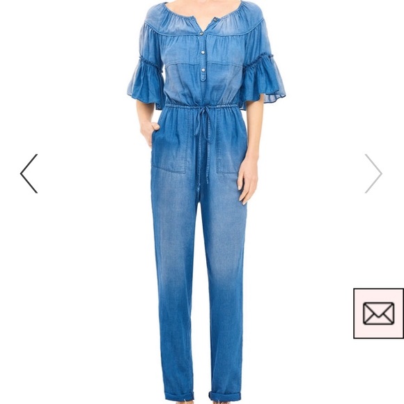 la vie denim jumpsuit